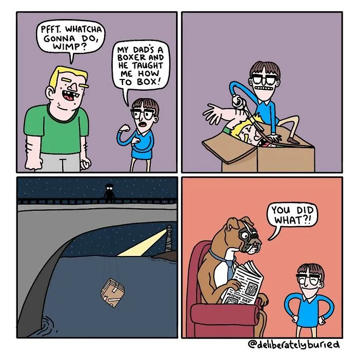 30 New Funny And Unexpectedly Twisted "Deliberately Buried" Comics For Those With A Darker Sense Of Humor