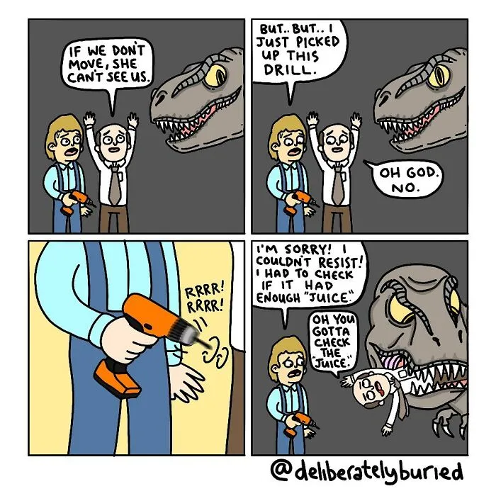 30 New Funny And Unexpectedly Twisted "Deliberately Buried" Comics For Those With A Darker Sense Of Humor