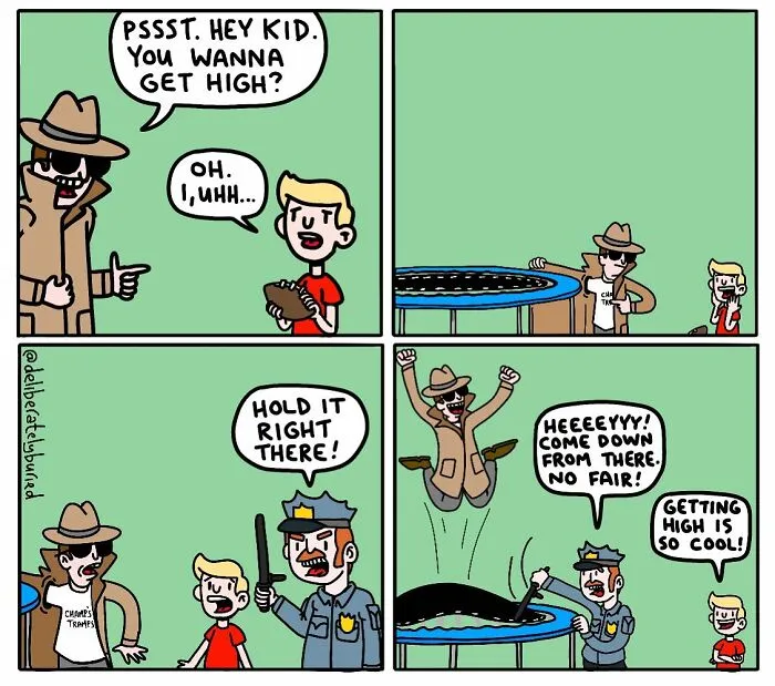 30 New Funny And Unexpectedly Twisted "Deliberately Buried" Comics For Those With A Darker Sense Of Humor