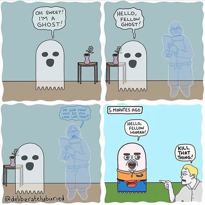 30 New Funny And Unexpectedly Twisted "Deliberately Buried" Comics For Those With A Darker Sense Of Humor