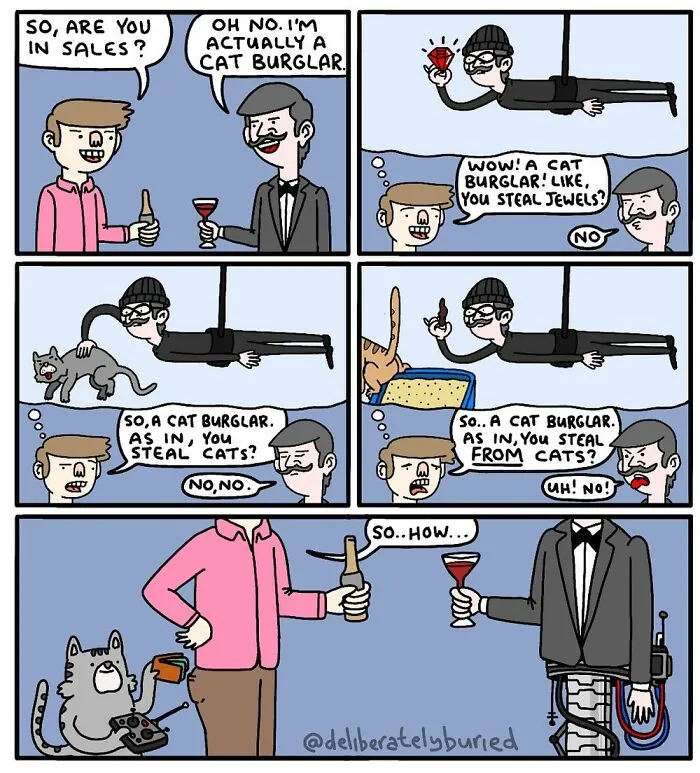 30 New Funny And Unexpectedly Twisted "Deliberately Buried" Comics For Those With A Darker Sense Of Humor
