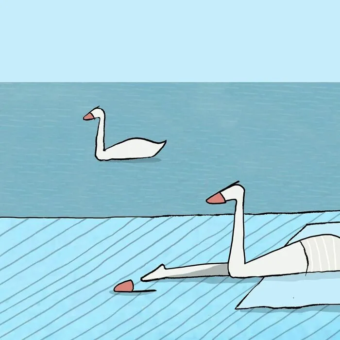 30 Ilustraciones sobre relaciones y la vida diaria creadas por este artista israelí