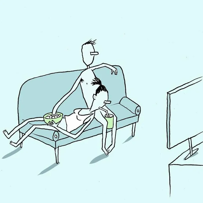 30 Illustrations About Relationships And Everyday Life By This Israeli Artist