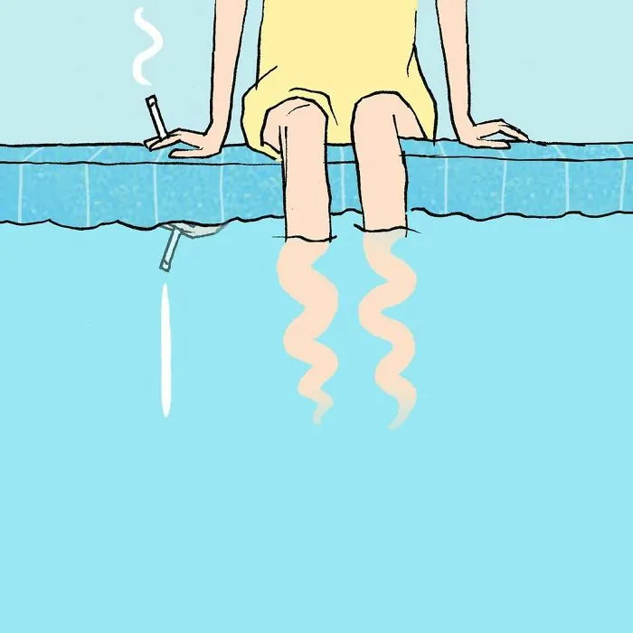 30 Ilustraciones sobre relaciones y la vida diaria creadas por este artista israelí