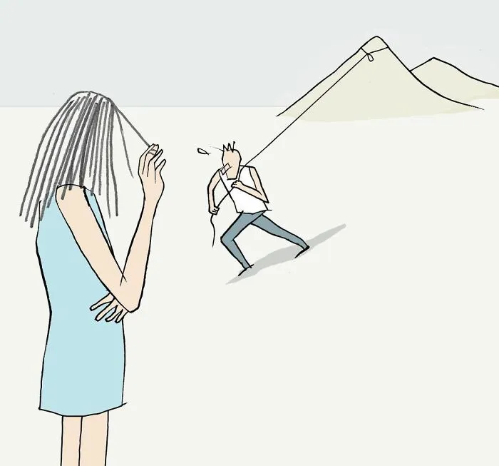 30 Ilustraciones sobre relaciones y la vida diaria creadas por este artista israelí