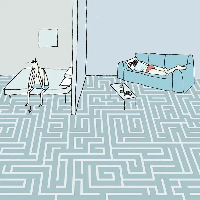 30 Illustrations About Relationships And Everyday Life By This Israeli Artist