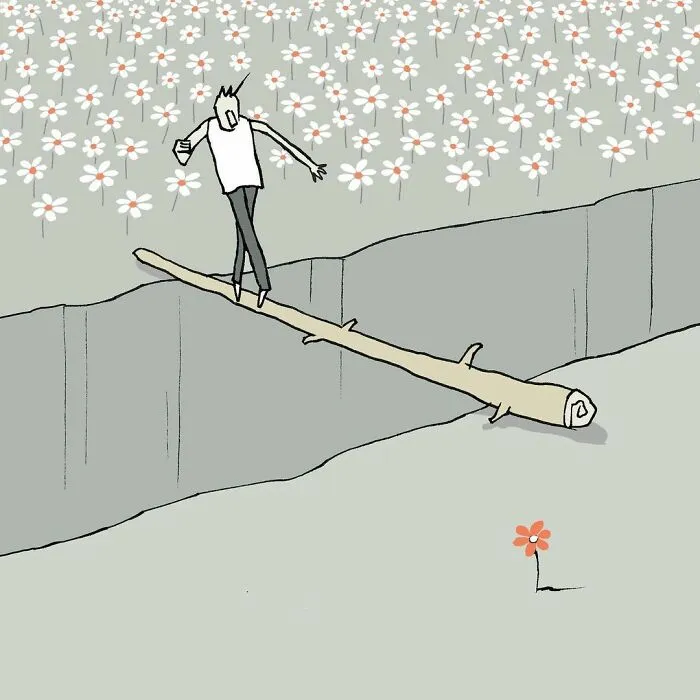 30 Ilustraciones sobre relaciones y la vida diaria creadas por este artista israelí