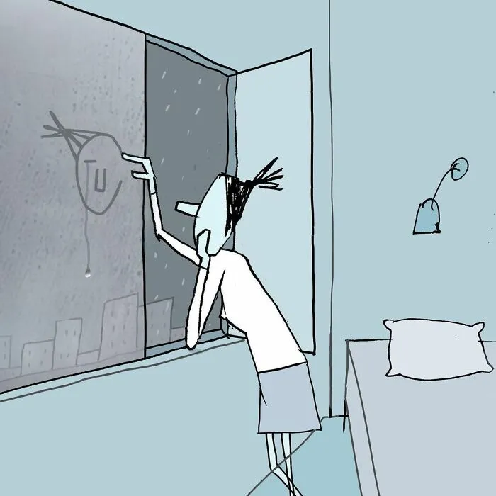 30 Ilustraciones sobre relaciones y la vida diaria creadas por este artista israelí