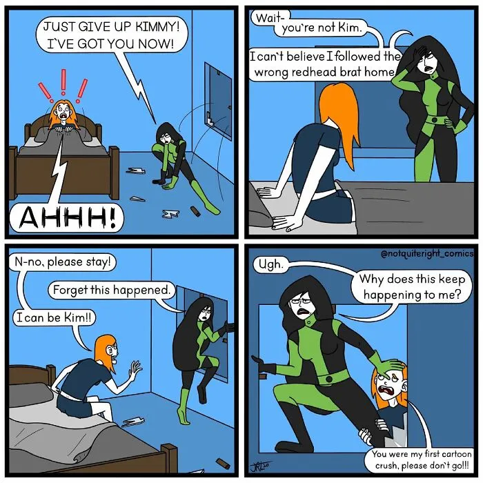 30 Of The Best Dark Humor Comics That Have Surprising Endings By 'Not Quite Right'