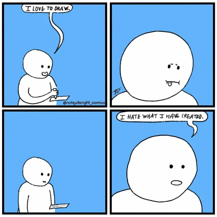 30 Of The Best Dark Humor Comics That Have Surprising Endings By 'Not Quite Right'