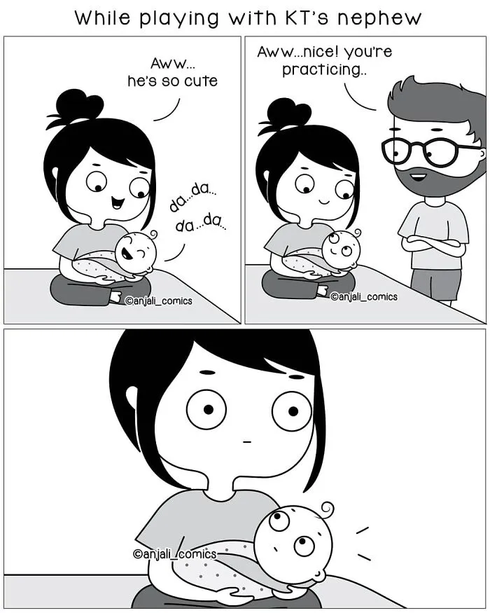 30 Unbearably Cute Couple Comics By Anjali Comics