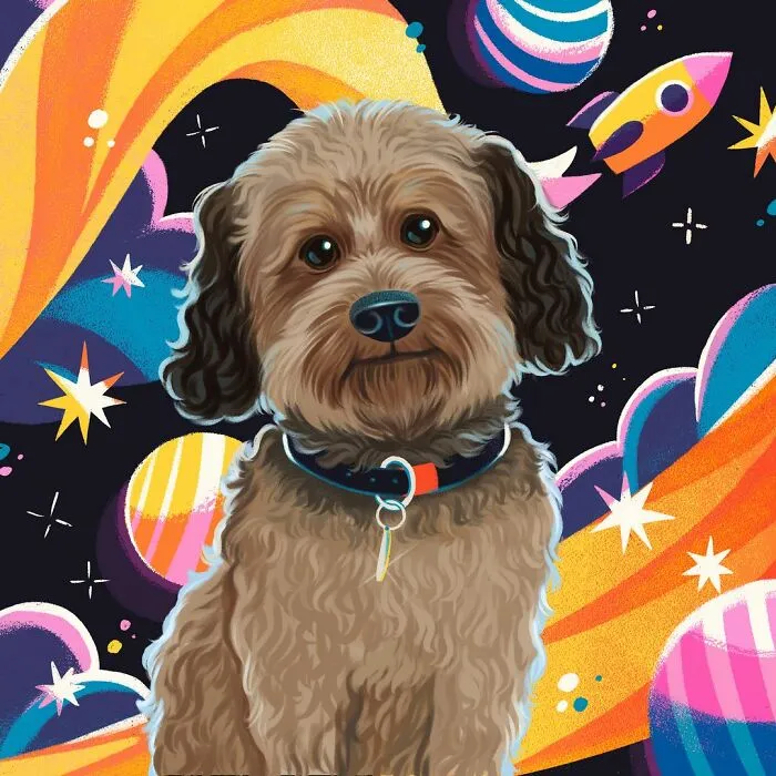 We Drew 40 Adorable Pet Portraits For Their Owners