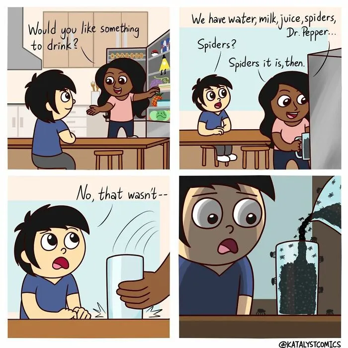 30 Silly Comics Full Of Random Twists Made By This Artist