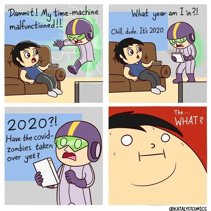 30 Silly Comics Full Of Random Twists Made By This Artist