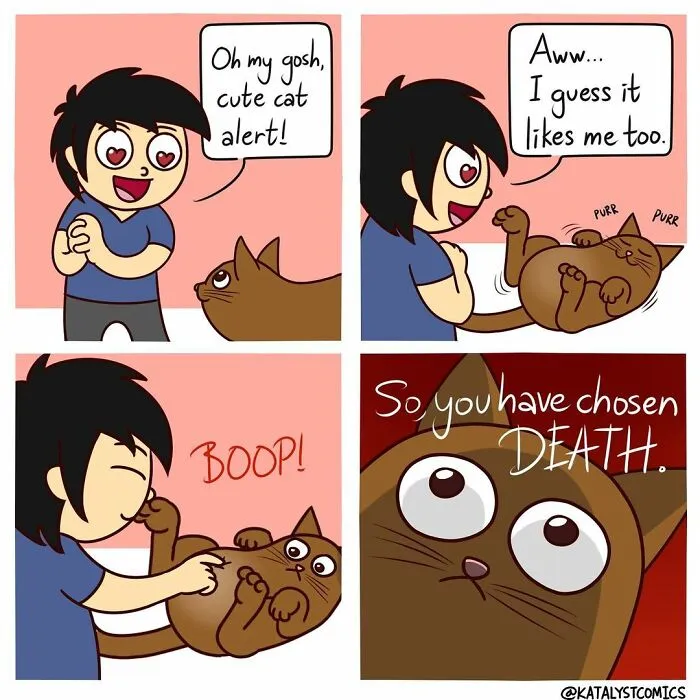 30 Silly Comics Full Of Random Twists Made By This Artist