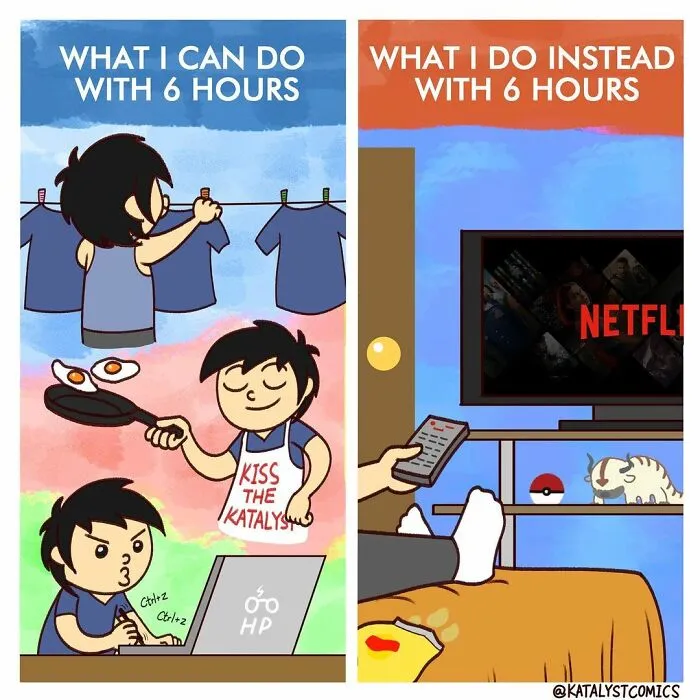 30 Silly Comics Full Of Random Twists Made By This Artist