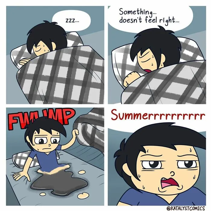 30 Silly Comics Full Of Random Twists Made By This Artist