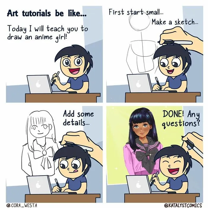 30 Silly Comics Full Of Random Twists Made By This Artist