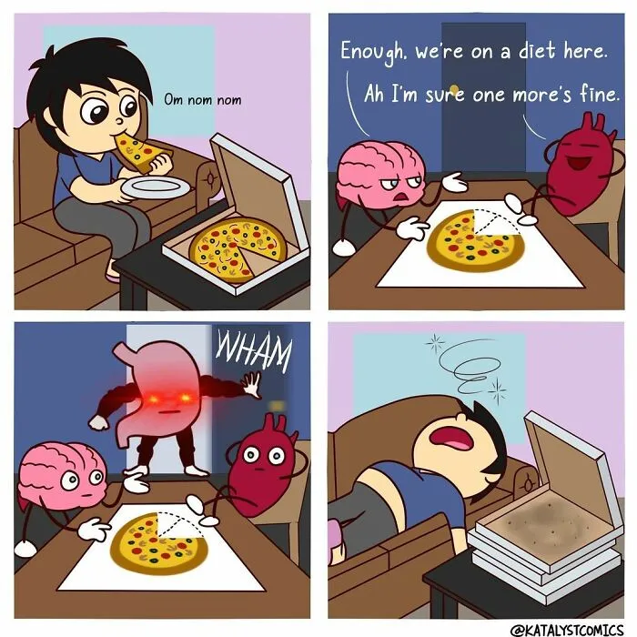 30 Silly Comics Full Of Random Twists Made By This Artist
