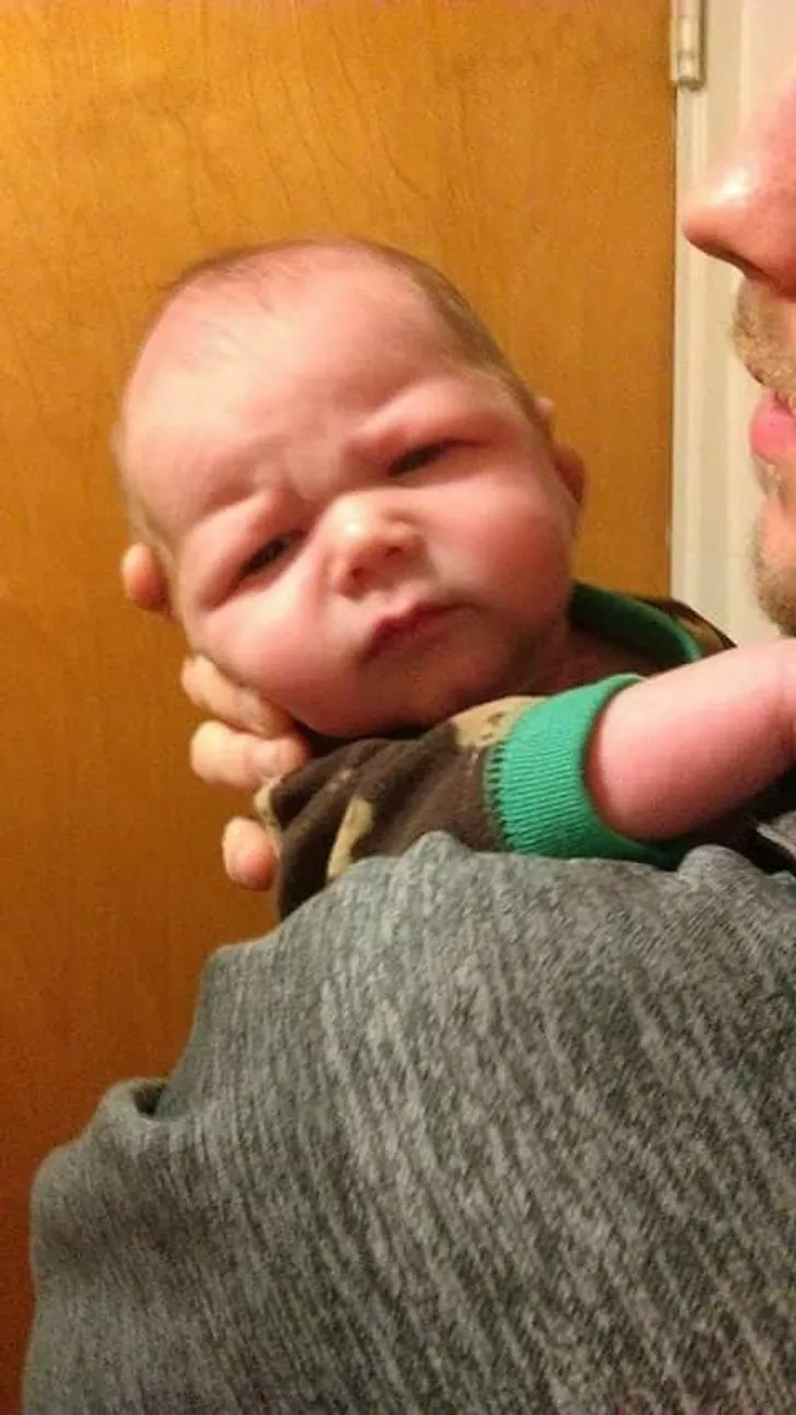 7 Babies Who Look Tired Of Life Even Though It’s Just Up The Road
