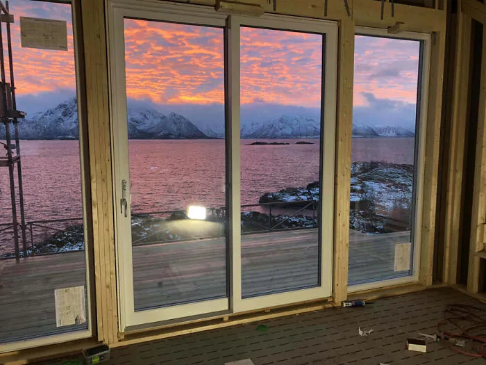 In The Process Of Building My Dream Home. This Is The View From The Kitchen Today