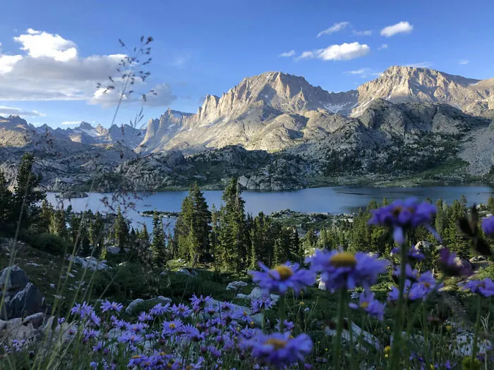 Hiked From Mexico To Canada This Year Via The CDT. This Was One Of My Favorite Shots. Big Sandy Lake, Wind River Range, Wyoming, USA