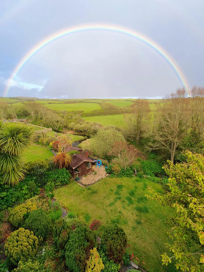 Cornwall, England. View From My Window This Morning