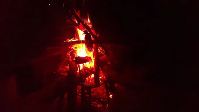 Did A Little Camp Fire With Some Friends