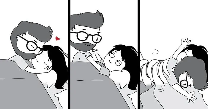 30 Unbearably Cute Couple Comics By Anjali Comics