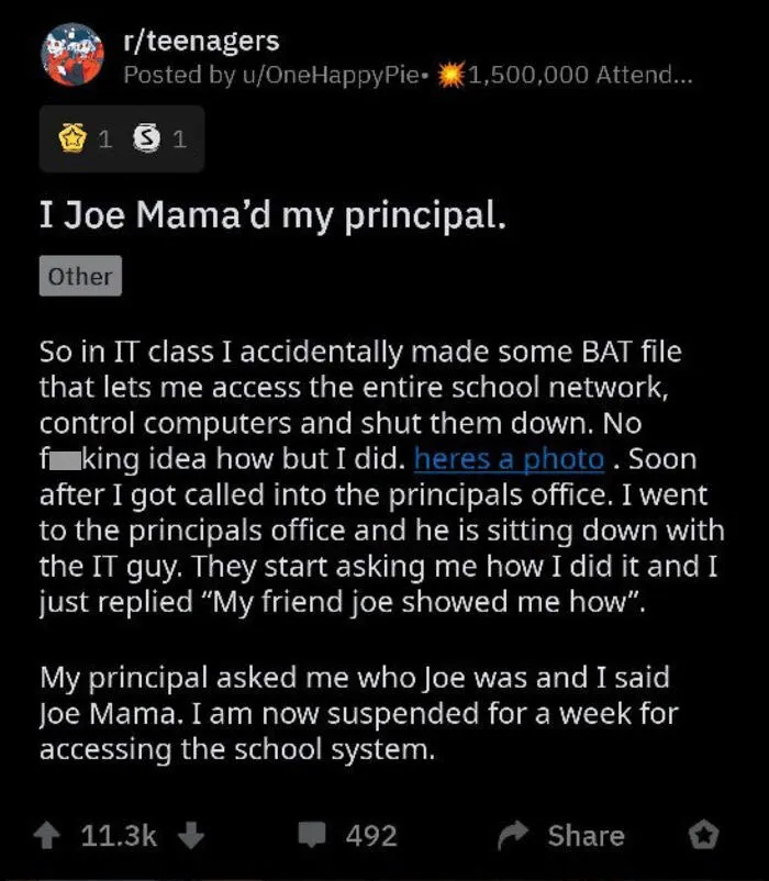 He Did It
