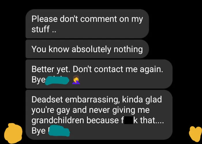 My "Mother" When I Commented Facts On Her Anti-Vax Posts
