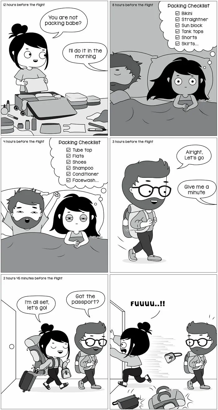 30 Unbearably Cute Couple Comics By Anjali Comics