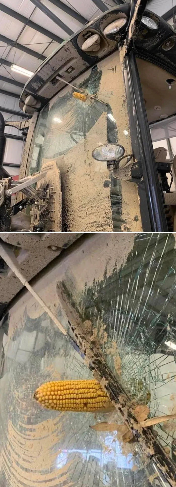 A Machine Came Thru My Local John Deere For Repairs From The Tornado In Kentucky