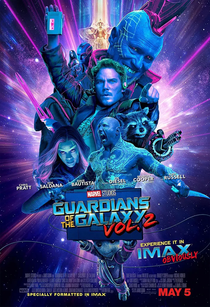 Poster of Guardians Of The Galaxy Vol. 2 movie 