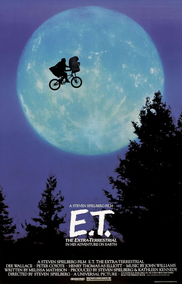Poster of E.T. The Extra-Terrestrial movie 