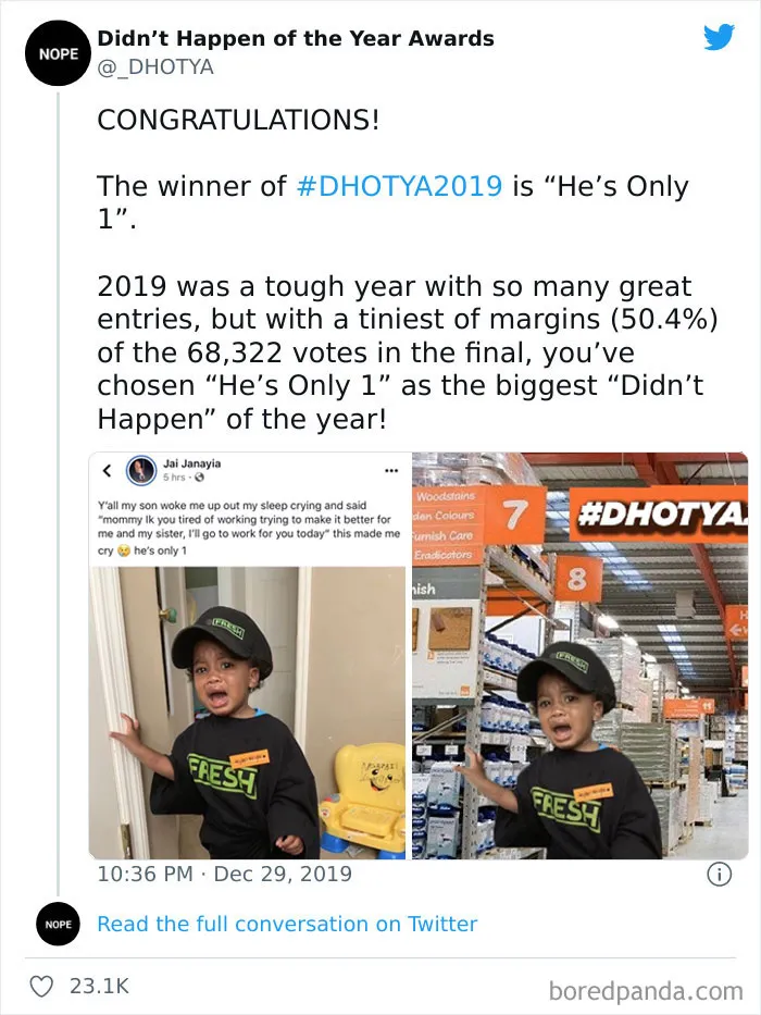 30 Times People Thought They Could Trick Everyone But Got Nominated For "Didn't Happen Of The Year Awards" Instead