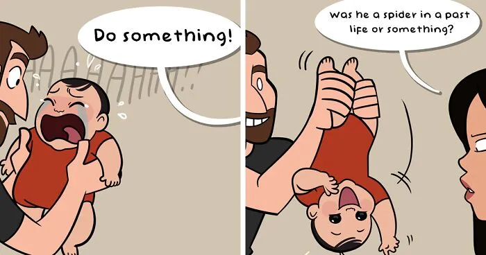 I Capture My And My Husband’s Parenting Problems And Joys In 50 Honest Comics