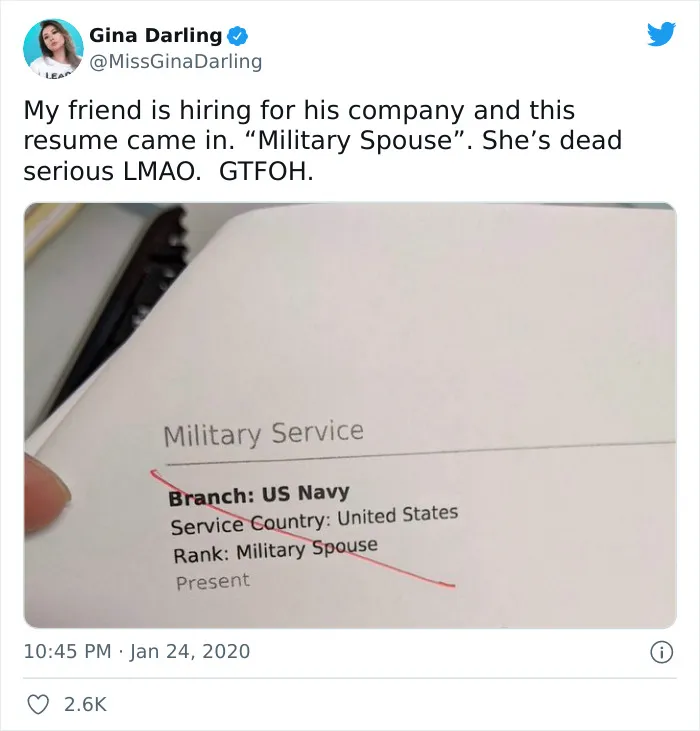 Military Spouse Counts As Service Now
