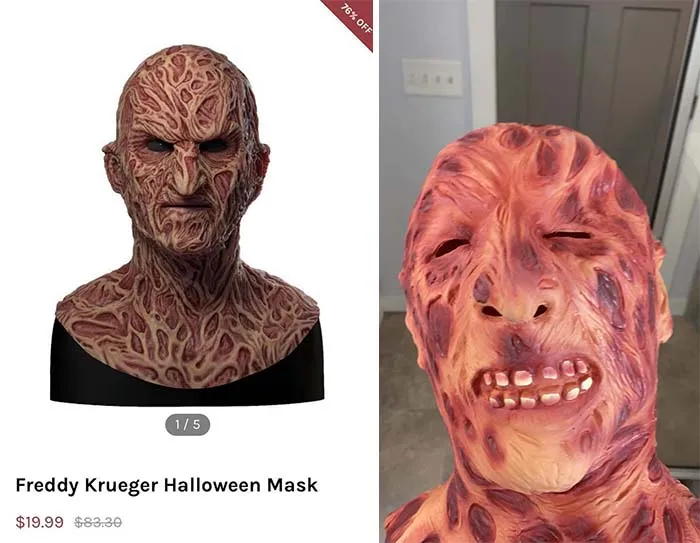When You Order Your Halloween Costume From Wish. I Ordered Freddie. Think I Got His Cousin Eddie