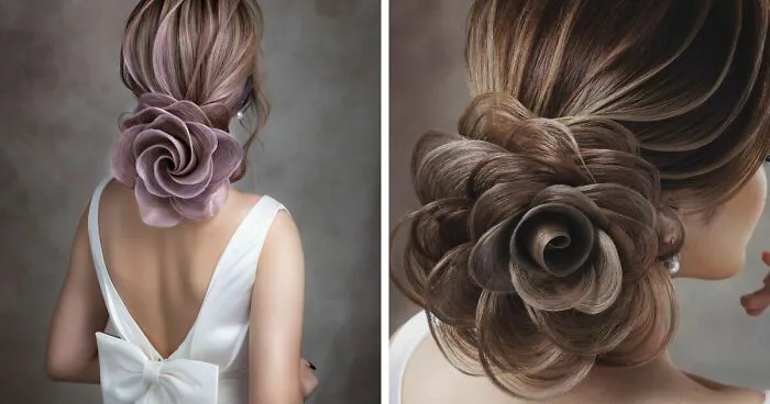 This Vietnamese Hairstylist Creates Intricate Hairstyles That Sometimes Take Up To 2-3 Months To Finish (37 Pics)
