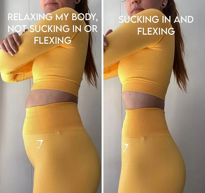 This Woman Goes Viral Online For Reminding People What Real Bodies Look Like By Sharing These 30 Side-By-Side Pictures (New Pics)