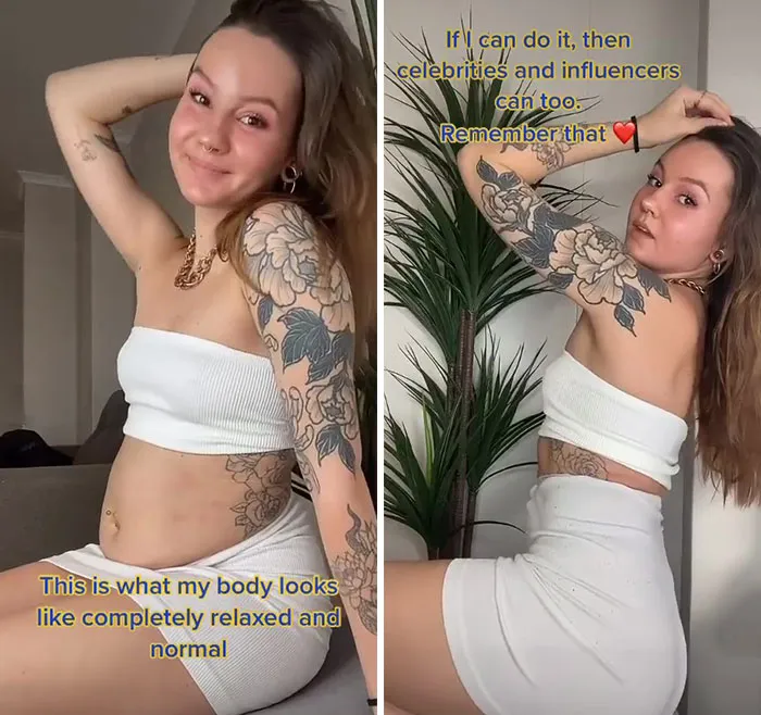 This Woman Goes Viral Online For Reminding People What Real Bodies Look Like By Sharing These 30 Side-By-Side Pictures (New Pics)