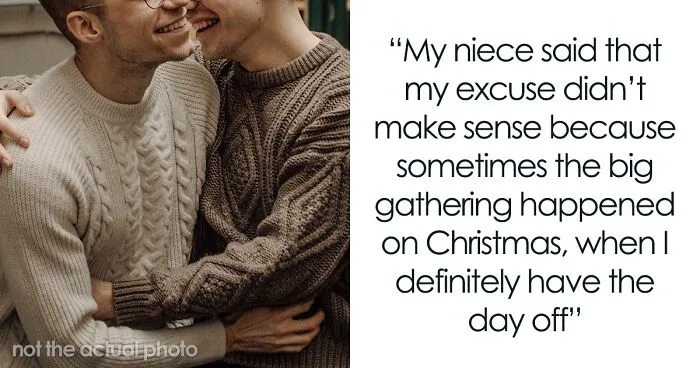 Gay Man Explains His Sexuality Is The Reason He's Not Invited To Christmas Gatherings At Grandparents', 10 Y.O. Niece Confronts Them