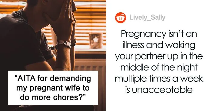 Husband Fed Up With Doing 100% Of The Chores While Pregnant Wife Is Doing Nothing Finally Snaps