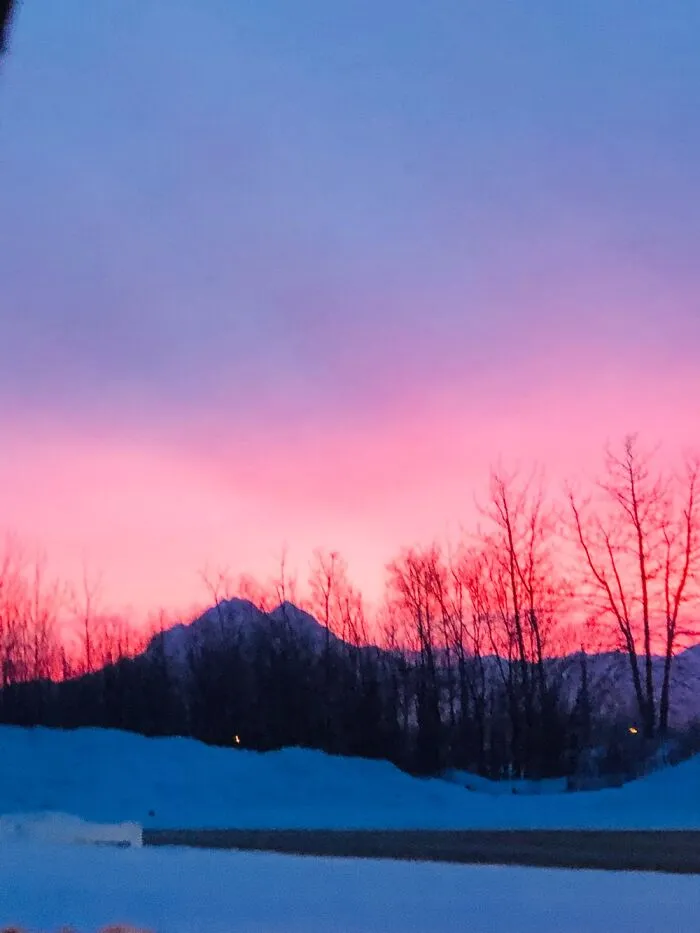 Just Before It Got Dark, Alaskan Sunset