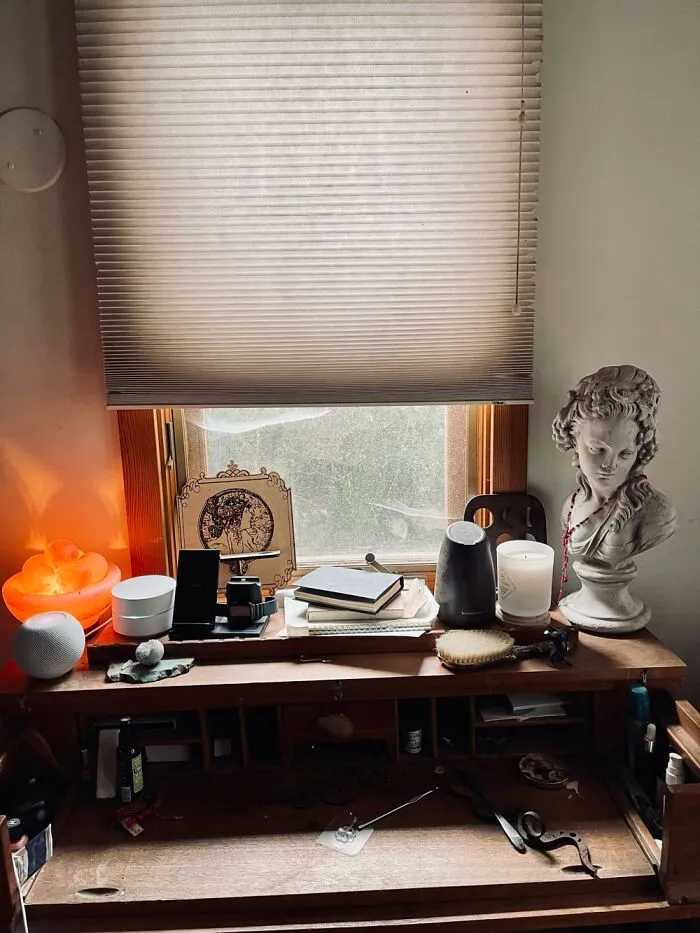 My Dark Academia Desk