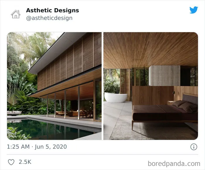 Esta cuenta de Twitter muestra los mejores ejemplos de diseño de hogares (25 fotos)