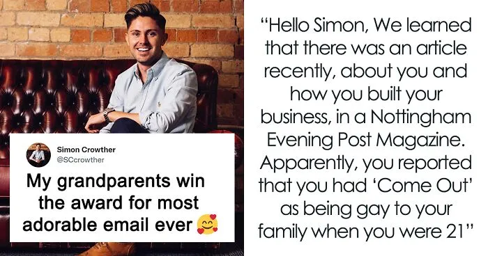 People Online Are Loving This Email Grandparents Sent To Their 28 Y.O. Grandkid After Finding Out That He’s Gay From A Magazine Article