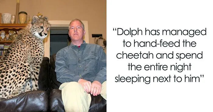 Meet Dolph, A Man Who Became Best Friends With A Wild Cheetah