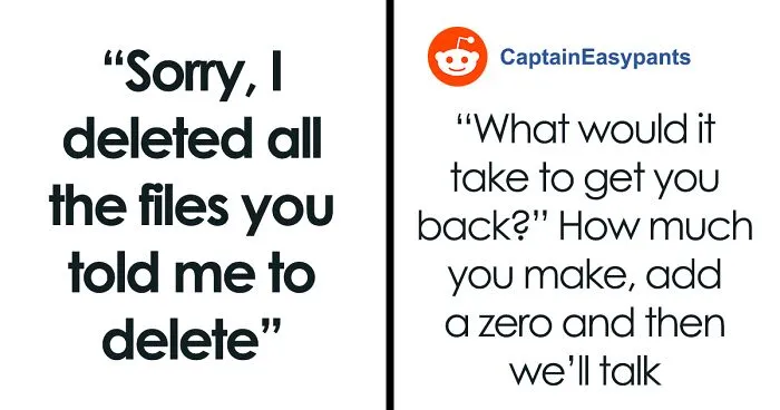 Boss Fires IT Guy, Makes Him Delete All The Files Despite Being Advised Not To, Realizes His Mistake Too Late